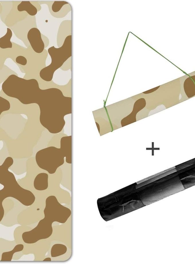 Yoga mat Yoga Mat Non-Slip Fitness Pad Exercise Yoga Mat Workout Mat for Gym Pilates Floor Exercises Mat  (Color : D, Size : 8mm)