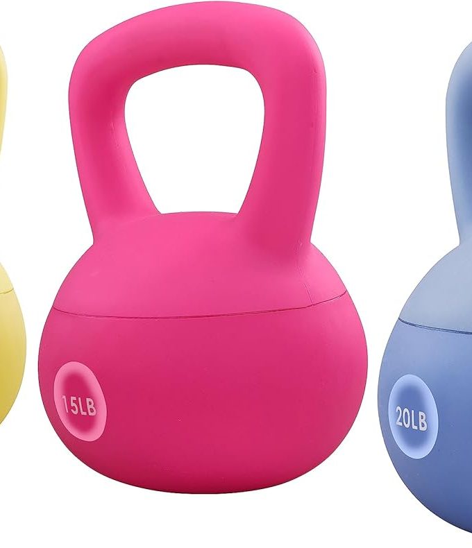Soft  - Sea and Iron Sand Filled Weights for Women and Men - Color Coded Soft Vinyl , Multiple Sizes