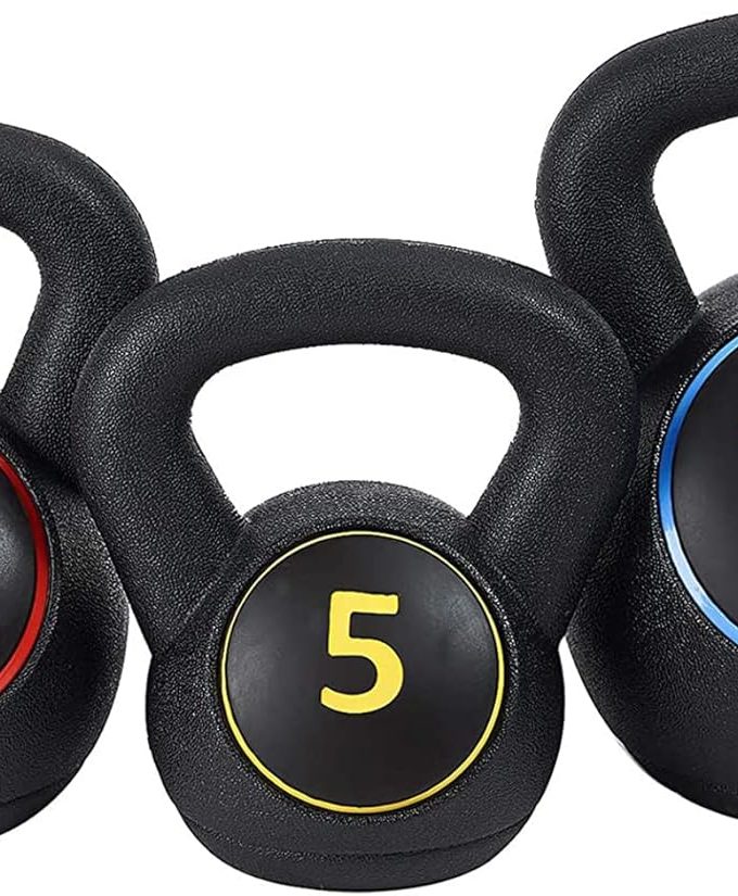 Wide Grip Kettlebell Exercise Fitness Weight Set, Multiple Sizes